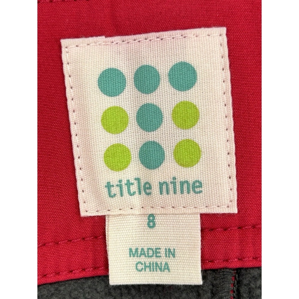 Title Nine Skirt,‎ Cold Killer Fleece Lined Mini Red Pink Size 8 - Picture 5 of 8